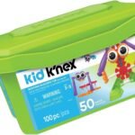 KID K’NEX – Budding Builders Building Set – 100 Pieces – Ages 3 and Up – Preschool Educational Toy
